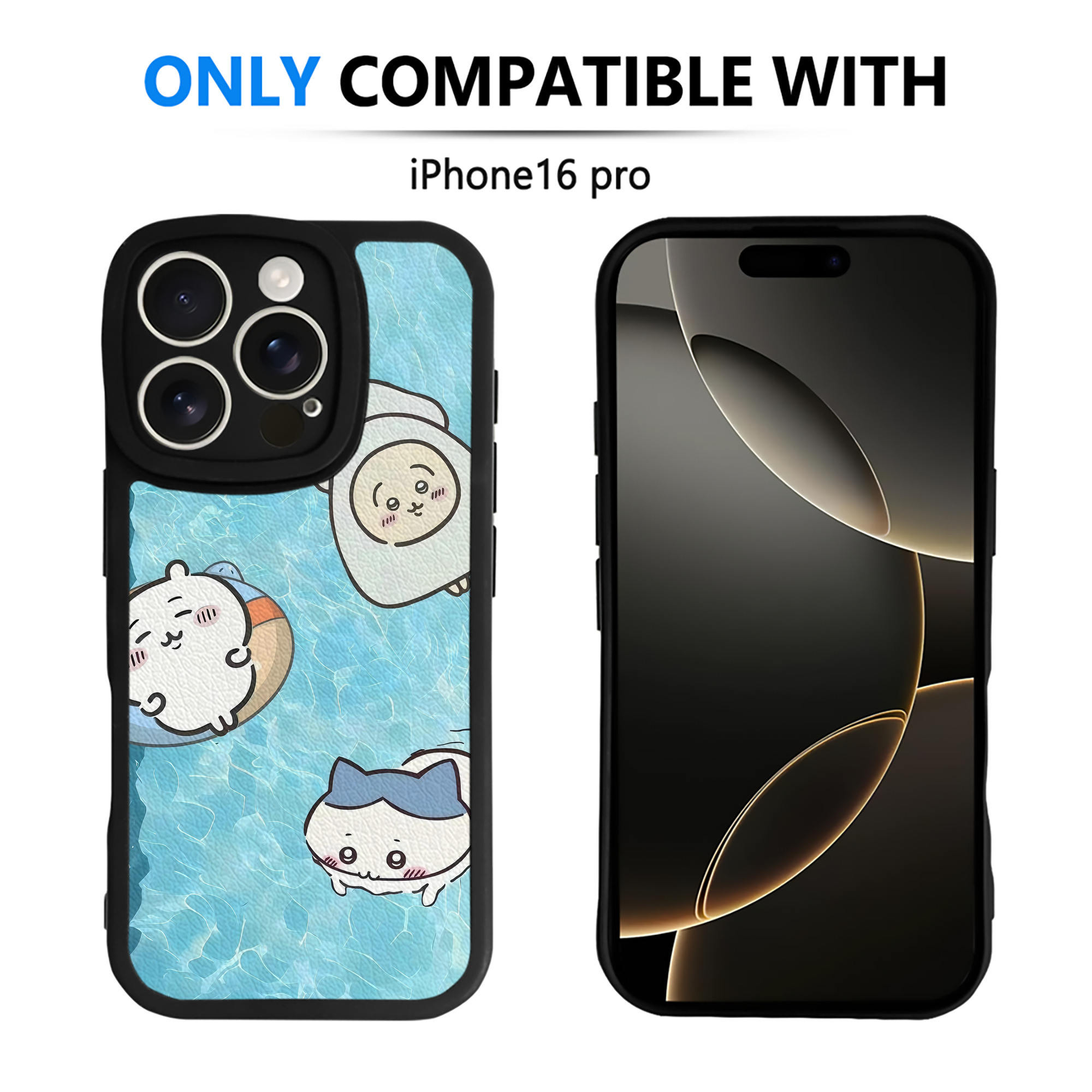 （画像用） ちいかわ Chii-kawa 【iPhone 16シリーズ対応】シリコンスマホケース（レザー調） 材質：シリコン